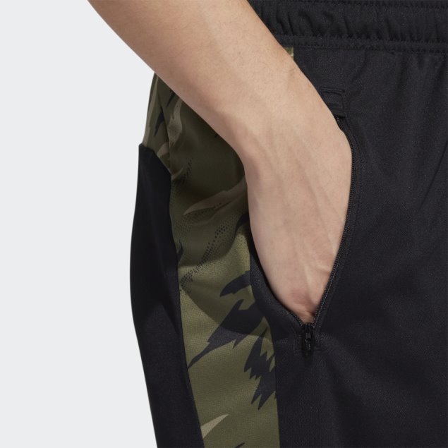 Shorts Deportivos Negros Aeroready Feelstrong Camo Adidas