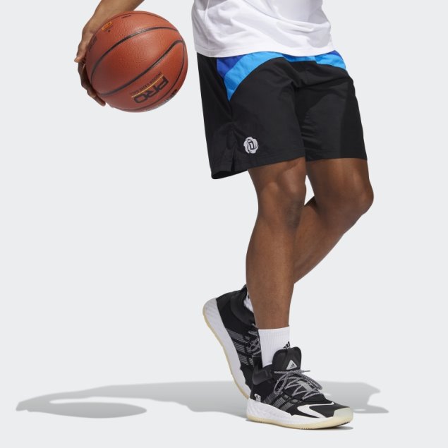 Rosa Pantalones Cortos Adidas Negro