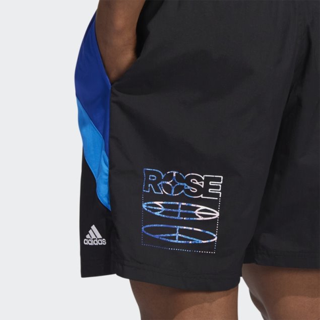Rosa Pantalones Cortos Adidas Negro