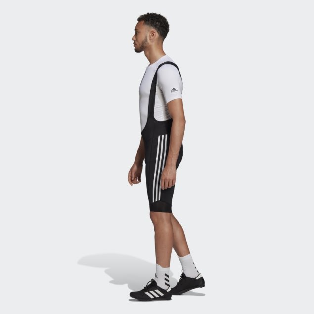 Culotte Con Tirantes De Ciclismo Acolchado Negro Adidas