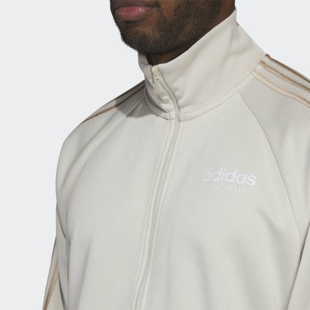 Chamarra Adidas Basketball Select De Aluminio