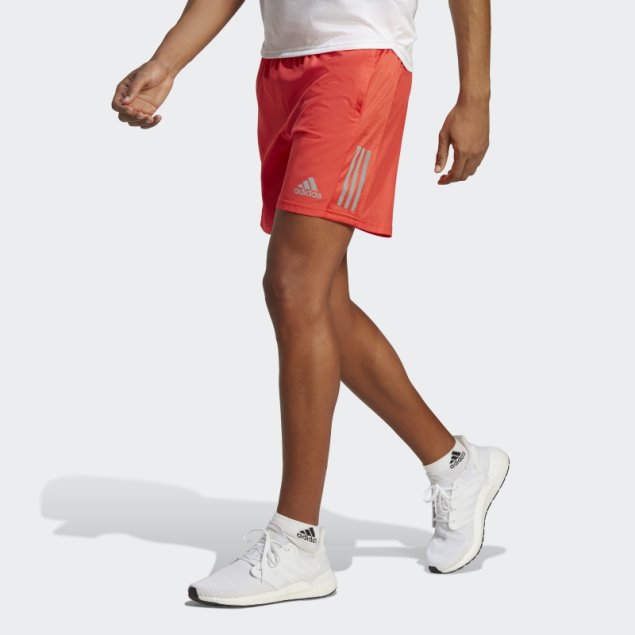 Own The Run Shorts Rojo Adidas