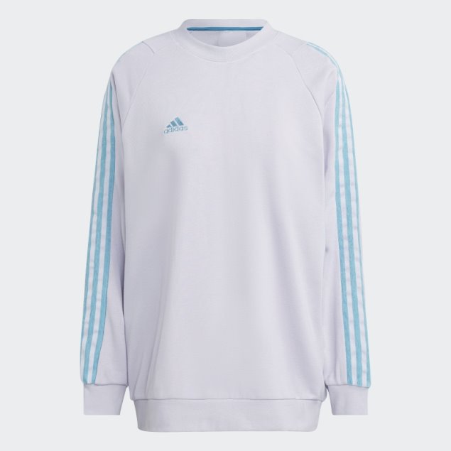 Sudadera Tiro Con Cuello Redondo (género Neutro) Silver Dawn Adidas