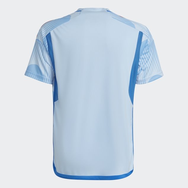 Camiseta Adidas España 22 Segunda Equipación Azul Brillo