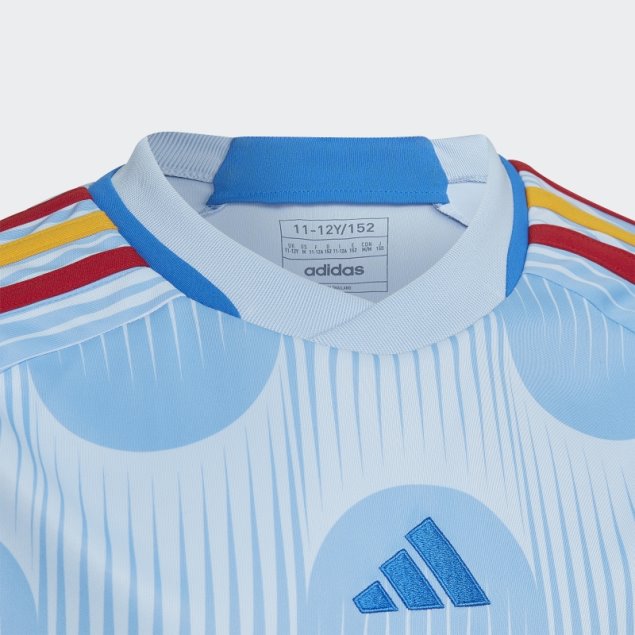 Camiseta Adidas España 22 Segunda Equipación Azul Brillo