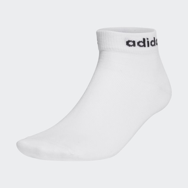Adidas Calcetines Tobilleros No Acolchados Blancos 3 Pares