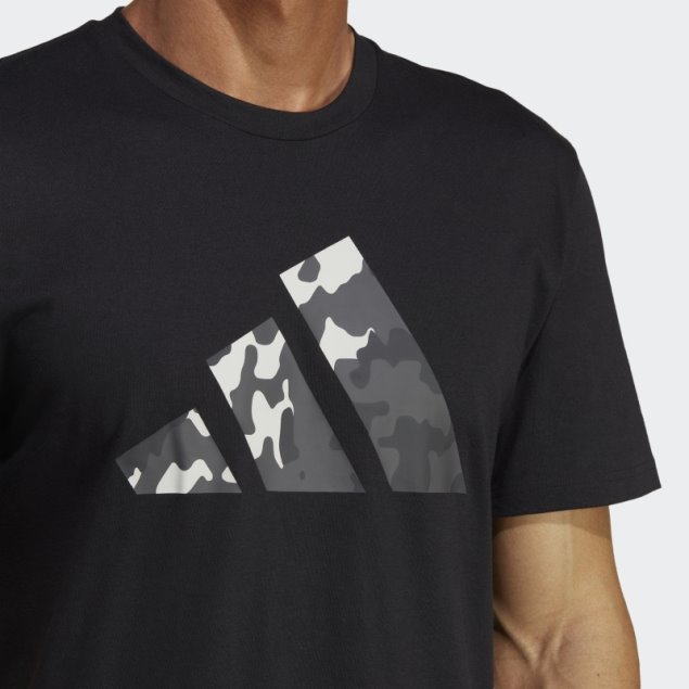 Camiseta De Entrenamiento Con Logo De Temporada Adidas Train Essentials En Negro