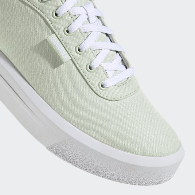 Zapatillas Cln Plataforma Corte Verde Adidas