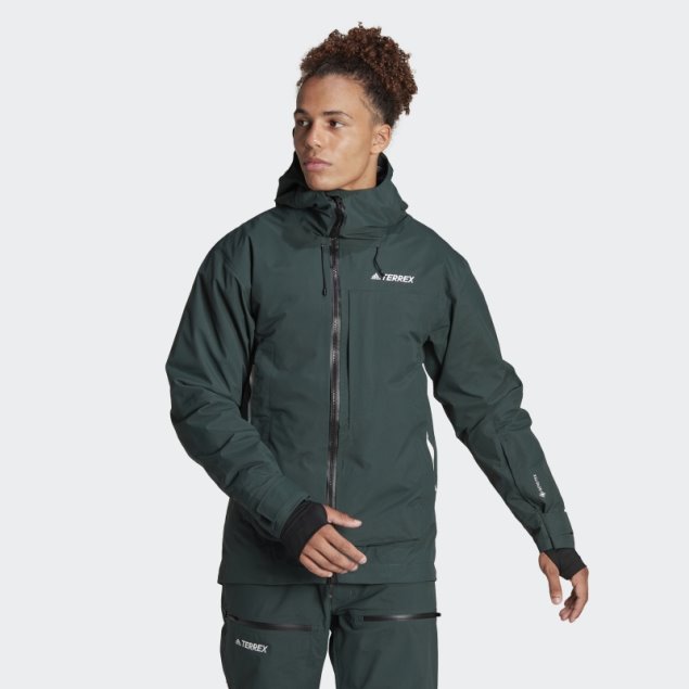 Adidas Terrex Myshelter Chaqueta De Nieve De 3 Capas Gore Tex Verde
