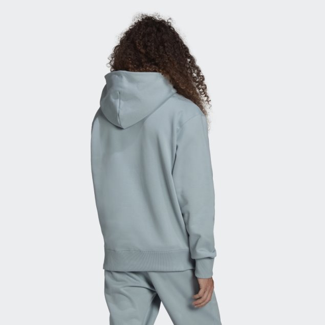Adidas Sudadera Con Capucha Gris Adicolor Trefoil