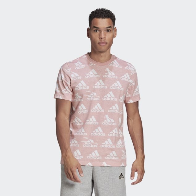 Camiseta Essentials BrandLove Adidas Malva