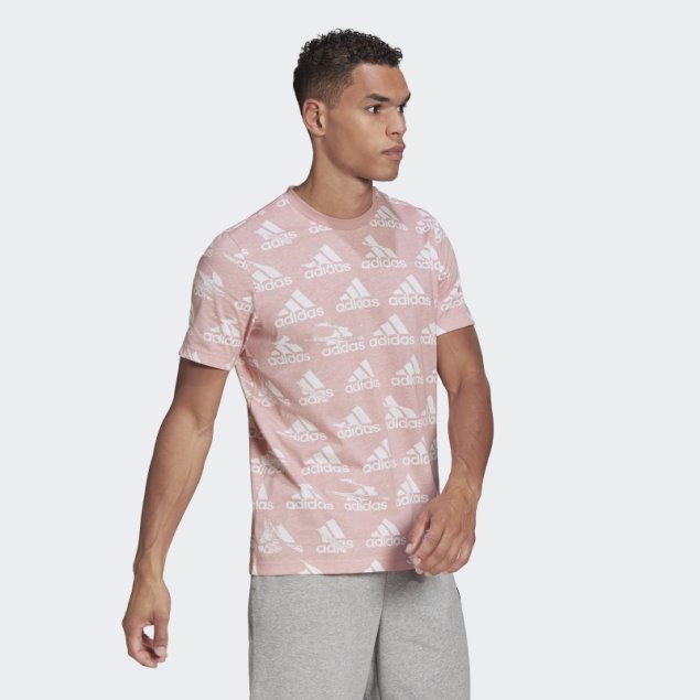 Camiseta Essentials BrandLove Adidas Malva