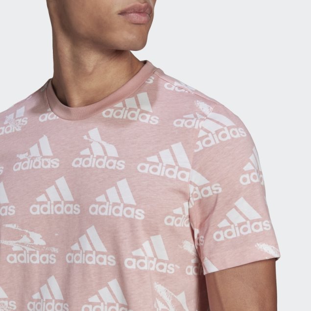 Camiseta Essentials BrandLove Adidas Malva