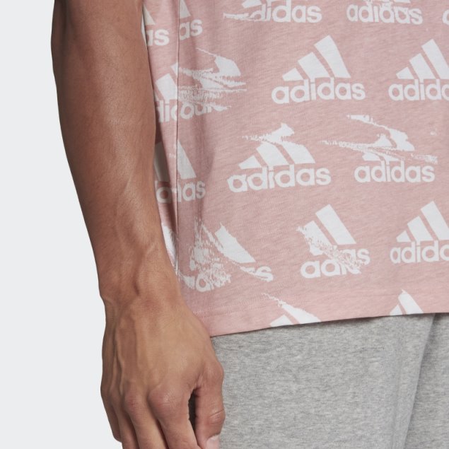 Camiseta Essentials BrandLove Adidas Malva