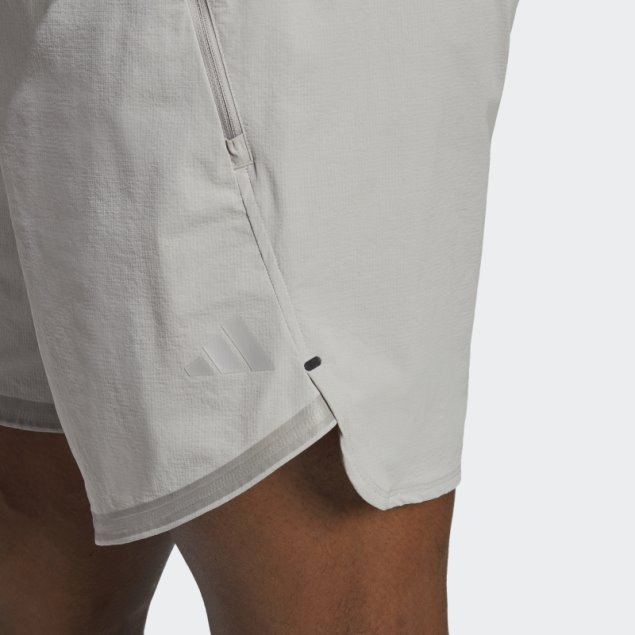 Adidas Mgh Gris Sólido Diseñado Para Entrenar Pantalones Cortos De Entrenamiento De Cordura