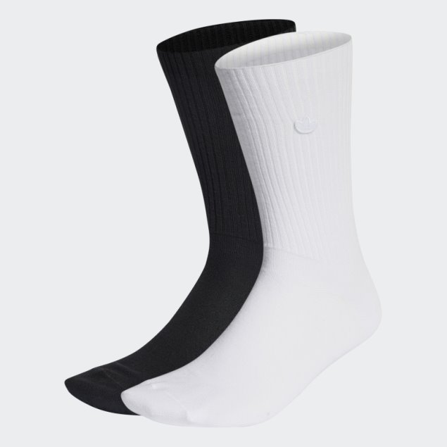 Calcetines Premium Essentials Crew 2 Pares Adidas Blanco