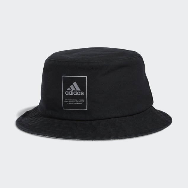 Gorro Estilo Pescador Lavado Adidas Negro