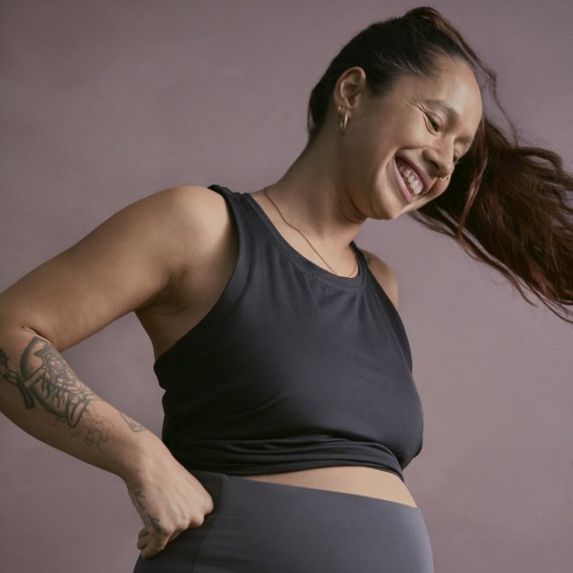 Camiseta Sin Mangas Deportiva Adidas Aeroready Design 2 Move (maternidad) Blanca