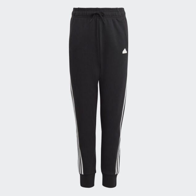 Pantalones Negros De Algodón Con 3 Rayas Adidas Future Icons