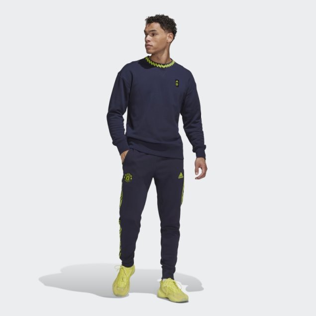Adidas Manchester United Lifestyler Crew Sudadera Tinta Tinta