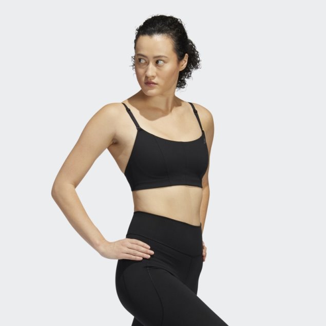 Sujetador Adidas Yoga Studio Light-support Negro Moda