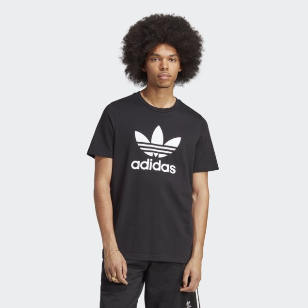 Camiseta Adicolor Classics Trefoil Negro Adidas