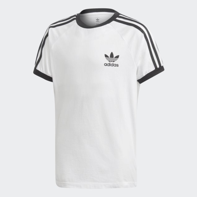 Camiseta 3 Rayas Adidas Blanca
