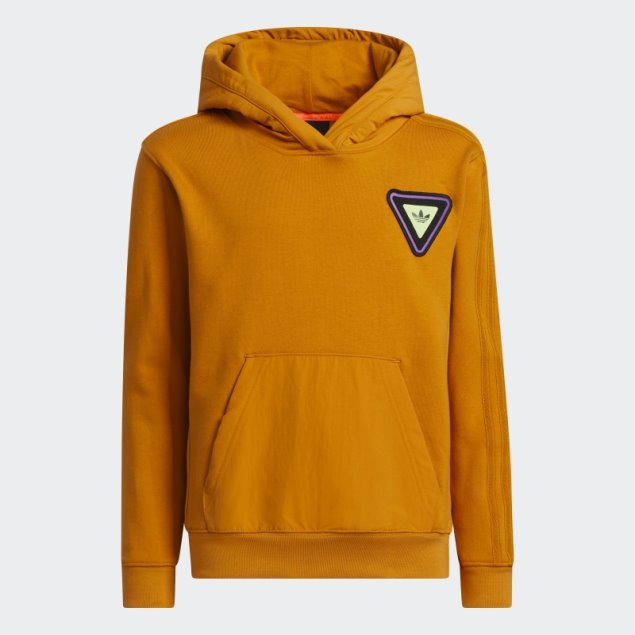 Sudadera Con Capucha Naranja Adidas