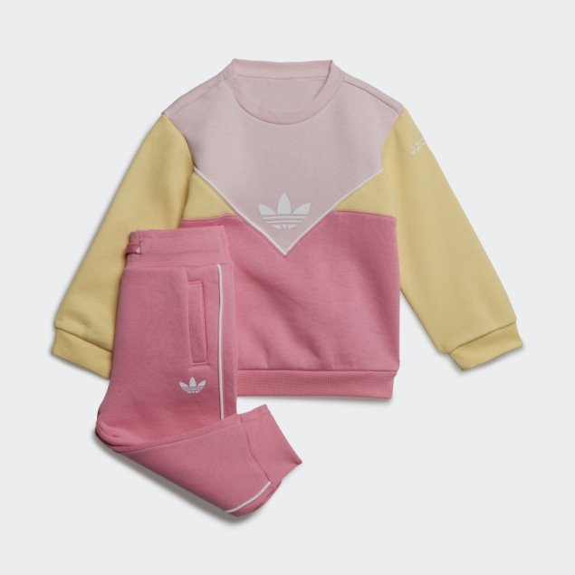 Conjunto Adidas Adicolor Rosa