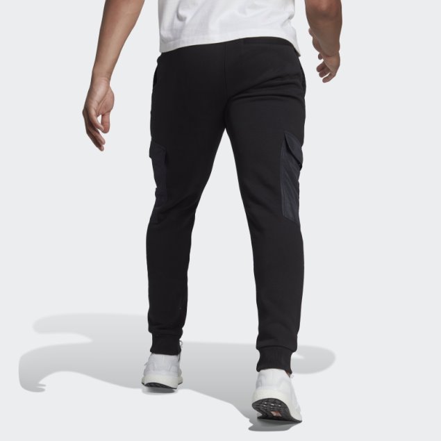 Pantalones De Tejido Polar Adidas Negro