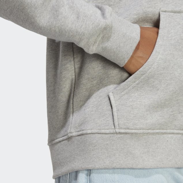 Sudadera Adidas Trefoil Gris Medio