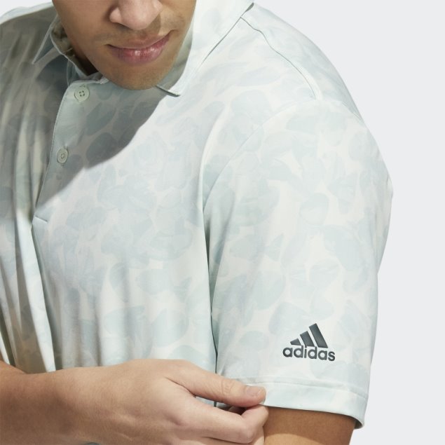 Polo Con Estampado Prisma Adidas Verde