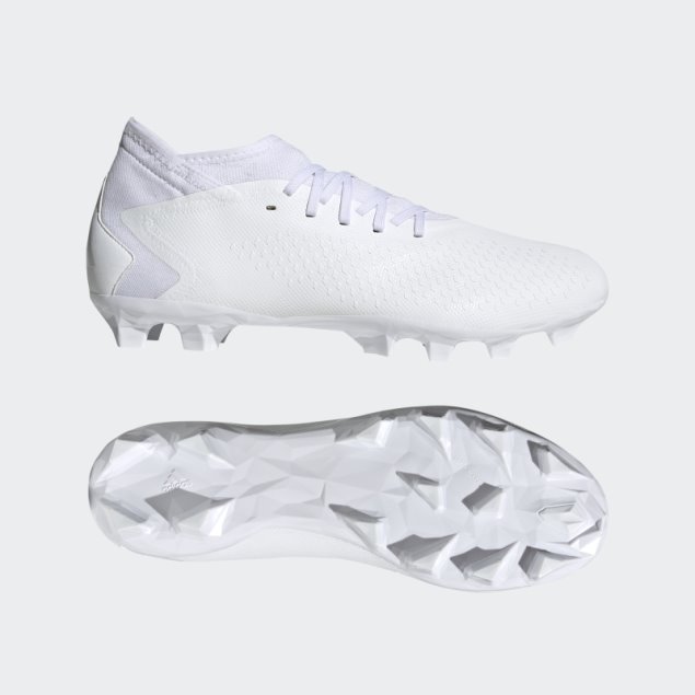 Blanco Predator Precision.3 Botas Multiterreno Adidas