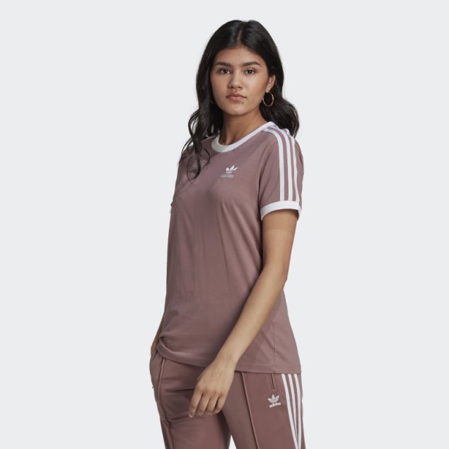 Adidas Adicolor Classics 3-stripes Camiseta Púrpura
