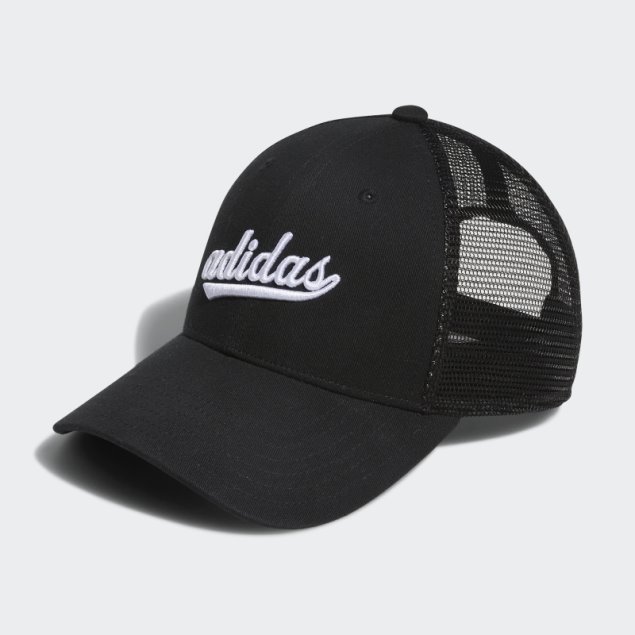 Adidas Malla Camionero Sombrero Negro