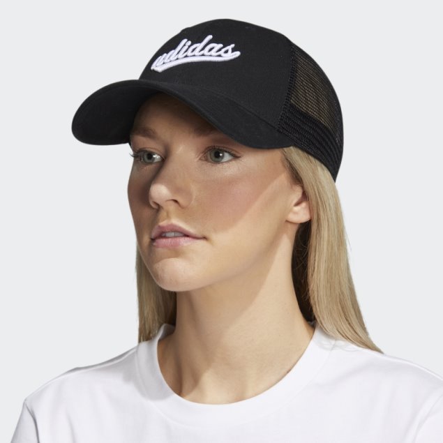 Adidas Malla Camionero Sombrero Negro