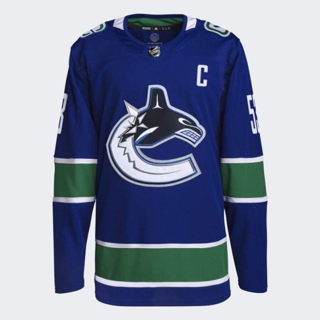 Canucks Horvat Casa Autentica Camiseta Adidas Royal 08 Ccm-sld