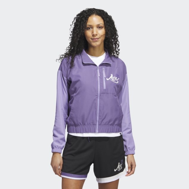 Adidas Chaqueta Morada Candace Parker Royal