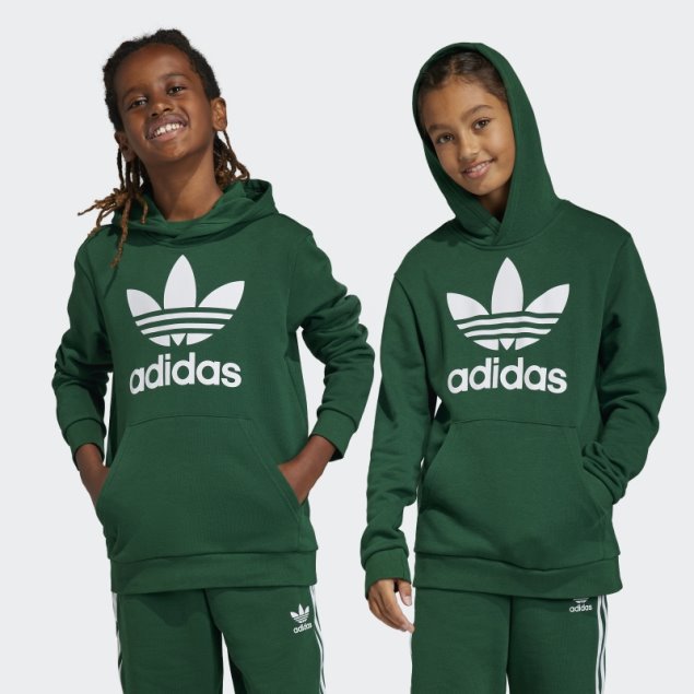 Sudadera Adidas Trefoil Verde Oscuro