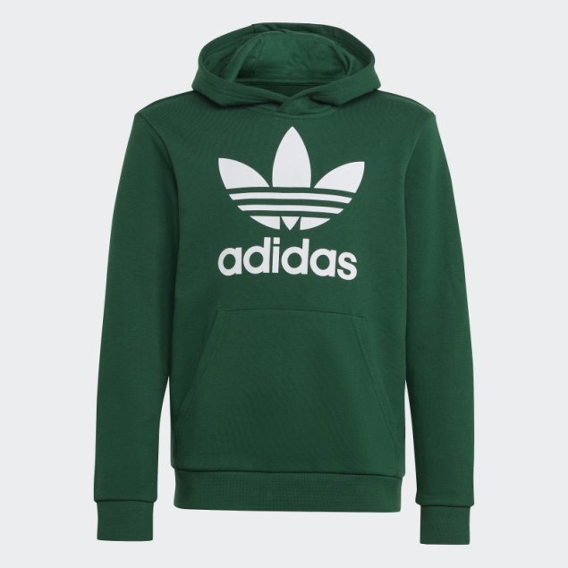 Sudadera Adidas Trefoil Verde Oscuro