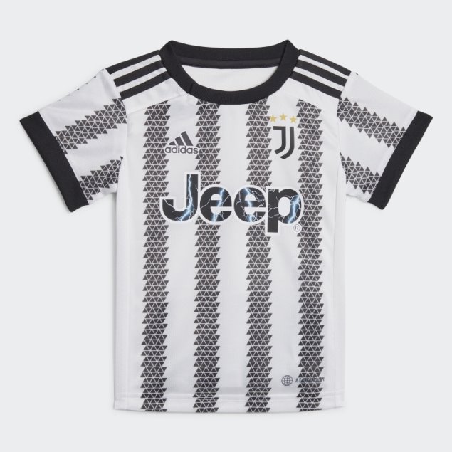 Conjunto Bebé Adidas Juventus 22/23 Primera Equipación Blanco