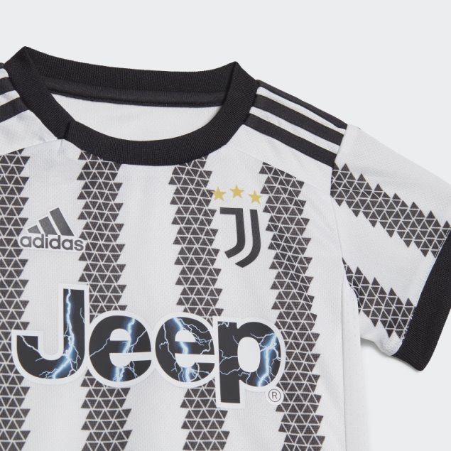 Conjunto Bebé Adidas Juventus 22/23 Primera Equipación Blanco