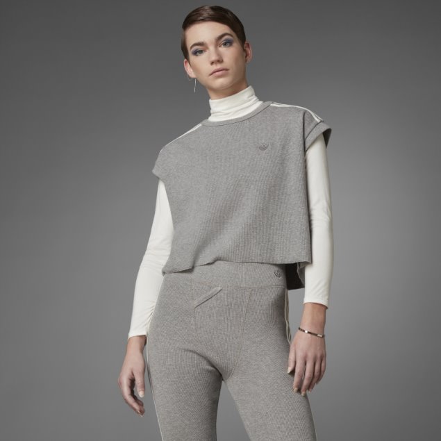 Camiseta Corta Waffle Versión Azul Adidas Core Heather