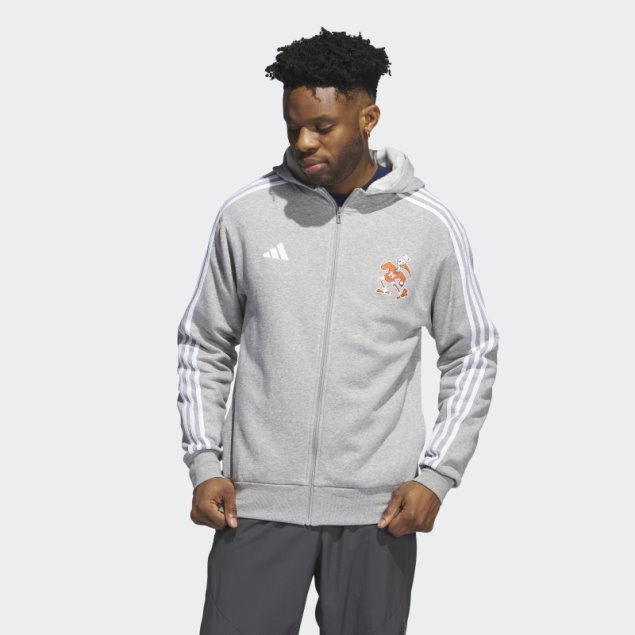 Hurricanes Sudadera Con Cremallera Completa Gris Adidas