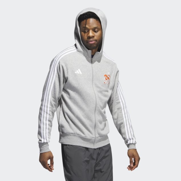 Hurricanes Sudadera Con Cremallera Completa Gris Adidas