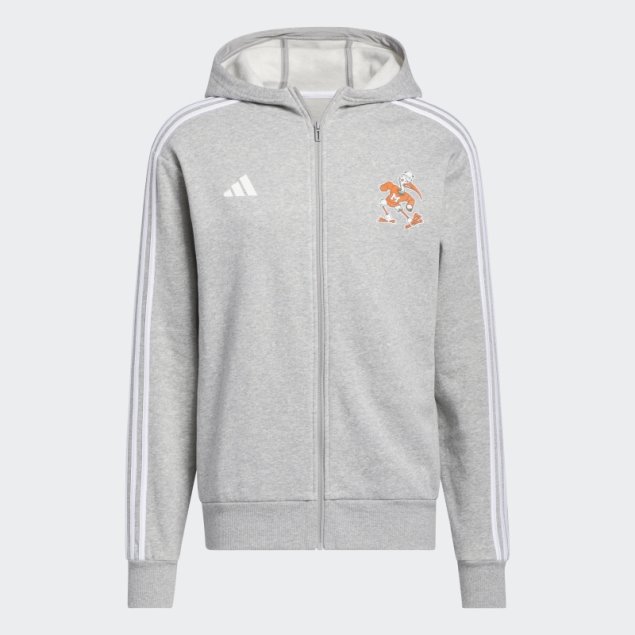 Hurricanes Sudadera Con Cremallera Completa Gris Adidas