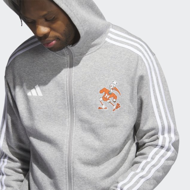 Hurricanes Sudadera Con Cremallera Completa Gris Adidas