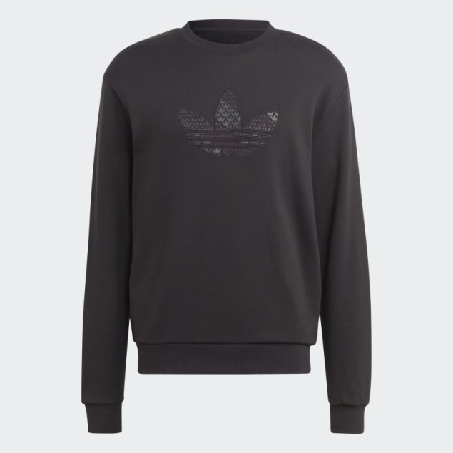 Sudadera Negra Adidas Graphics Monogram