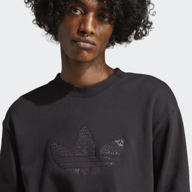 Sudadera Negra Adidas Graphics Monogram