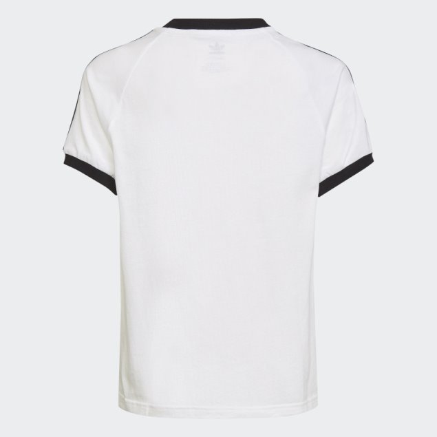 Camiseta Adidas Adicolor 3 Rayas Blanco